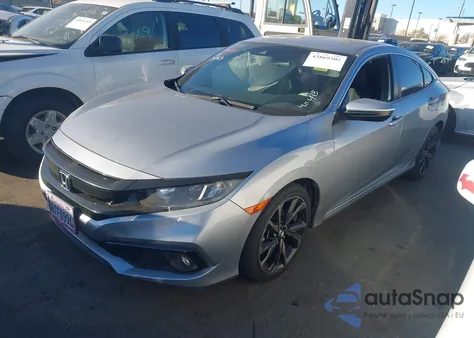 2020 Honda Civic Sport из США, поврежденный, VIN 2HGFC2F87LH549769